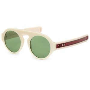 Gucci Cream Round Logo Sunglasses - GG0256S-003